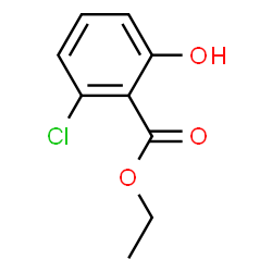 ChemSpider 2D Image | Ethyl 2-chloro-6-hydroxybenzoate | C9H9ClO3