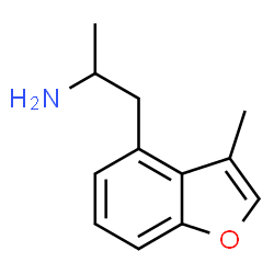 ChemSpider 2D Image | 1-(3-Methyl-1-benzofuran-4-yl)-2-propanamine | C12H15NO