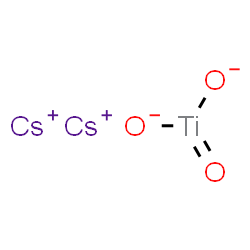 ChemSpider 2D Image | Dicesium titanate(2-) | Cs2O3Ti