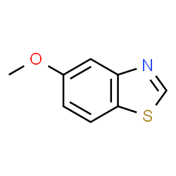 ChemSpider 2D Image | 5-METHOXYBENZOTHIAZOLE | C8H7NOS