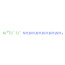 ChemSpider 2D Image | Nickel(2+) chloride ammoniate (1:2:6) | H18Cl2N6Ni
