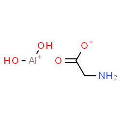 ChemSpider 2D Image | Dihydroxyaluminum(1+) aminoacetate | C2H6AlNO4