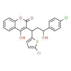 ChemSpider 2D Image | E5B7C16LFK | C22H16Cl2O4S