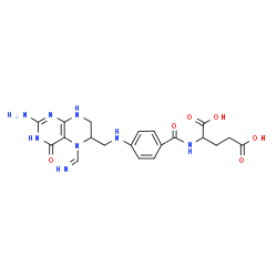 ChemSpider 2D Image | 5-Formiminotetrahydrofolic acid | C20H24N8O6