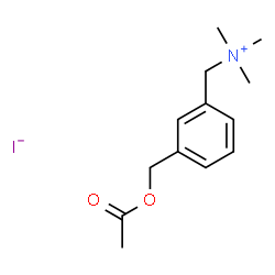 ChemSpider 2D Image | [3-(Acetoxymethyl)phenyl]-N,N,N-trimethylmethanaminium iodide | C13H20INO2