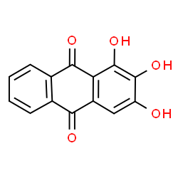 ChemSpider 2D Image | Anthragallol | C14H8O5