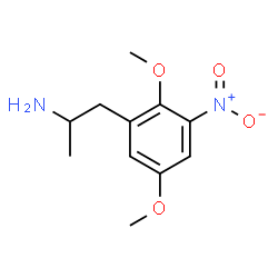 ChemSpider 2D Image | 2,5-dimethoxy-3-nitroamphetamine | C11H16N2O4