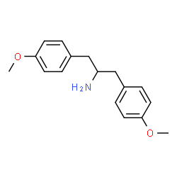 ChemSpider 2D Image | 1,3-Bis(4-methoxyphenyl)-2-propanamine | C17H21NO2