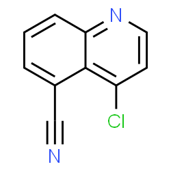 ChemSpider 2D Image | 4-Chloro-5-quinolinecarbonitrile | C10H5ClN2