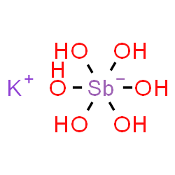 ChemSpider 2D Image | potassium antimonate | H6KO6Sb