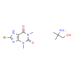 ChemSpider 2D Image | Pamabrom | C11H18BrN5O3