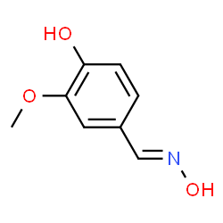 ChemSpider 2D Image | 3-Methoxy-4-hydroxy benzaldehyde oxime | C8H9NO3