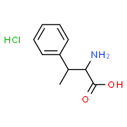 ChemSpider 2D Image | beta-Methylphenylalanine hydrochloride | C10H14ClNO2