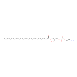 ChemSpider 2D Image | (2R)-3-{[(2-Aminoethoxy)(hydroxy)phosphoryl]oxy}-2-hydroxypropyl henicosanoate | C26H54NO7P