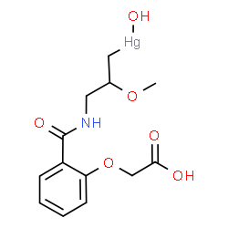 ChemSpider 2D Image | Mersalyl | C13H17HgNO6