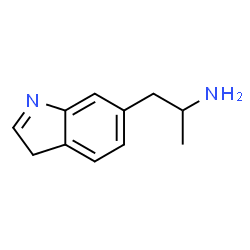 ChemSpider 2D Image | 1-(3H-Indol-6-yl)-2-propanamine | C11H14N2