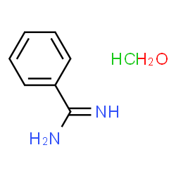 ChemSpider 2D Image | Benzamidine HCl Hydrate | C7H11ClN2O