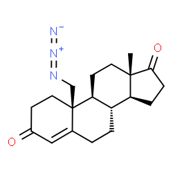 ChemSpider 2D Image | 19-Azidoandrost-4-ene-3,17-dione | C19H25N3O2