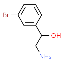 ChemSpider 2D Image | 2-Amino-1-(3-bromophenyl)ethanol | C8H10BrNO