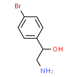 ChemSpider 2D Image | 2-Amino-1-(4-bromophenyl)ethanol | C8H10BrNO