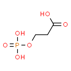 ChemSpider 2D Image | 3-(Phosphonooxy)propanoic acid | C3H7O6P