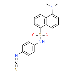 ChemSpider 2D Image | Dansylamino-pitc | C19H17N3O2S2
