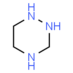 ChemSpider 2D Image | 1,2,4-Triazinane | C3H9N3
