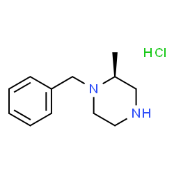 ChemSpider 2D Image | (2S)-1-Benzyl-2-methylpiperazine hydrochloride (1:1) | C12H19ClN2