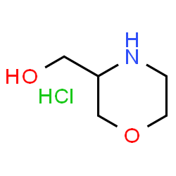 ChemSpider 2D Image | (morpholin-3-yl)methanol hydrochloride | C5H12ClNO2