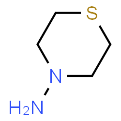 ChemSpider 2D Image | 4-Thiomorpholinamine | C4H10N2S