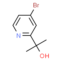 ChemSpider 2D Image | 2-(4-Bromo-2-pyridinyl)-2-propanol | C8H10BrNO