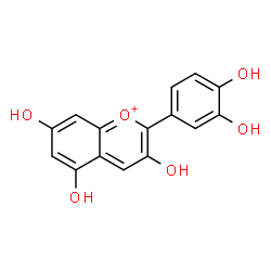 ChemSpider 2D Image | cyanidin | C15H11O6