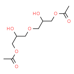 ChemSpider 2D Image | Oxybis-2-hydroxy-3,1-propanediyl diacetate | C10H18O7