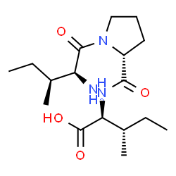 ChemSpider 2D Image | L-Isoleucyl-D-prolyl-L-isoleucine | C17H31N3O4