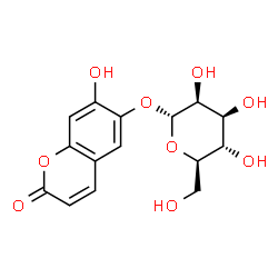 ChemSpider 2D Image | 7-Hydroxy-2-oxo-2H-chromen-6-yl alpha-D-mannopyranoside | C15H16O9