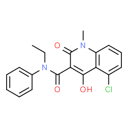 ChemSpider 2D Image | Laquinimod | C19H17ClN2O3