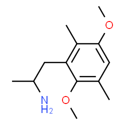 ChemSpider 2D Image | 1-(2,5-Dimethoxy-3,6-dimethylphenyl)-2-propanamine | C13H21NO2