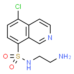 ChemSpider 2D Image | N-(2-Aminoethyl)-5-chloro-8-isoquinolinesulfonamide | C11H12ClN3O2S