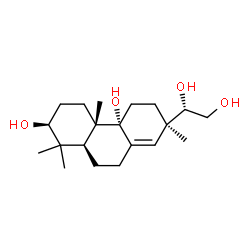 ChemSpider 2D Image | (3beta,15S)-Pimar-8(14)-ene-3,9,15,16-tetrol | C20H34O4