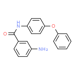 ChemSpider 2D Image | 3-Amino-N-(4-phenoxyphenyl)benzamide | C19H16N2O2