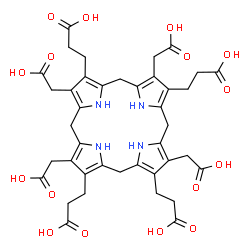 ChemSpider 2D Image | Uroporphyrinogen IV | C40H44N4O16