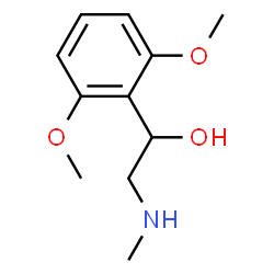ChemSpider 2D Image | 1-(2,6-Dimethoxyphenyl)-2-(methylamino)ethanol | C11H17NO3