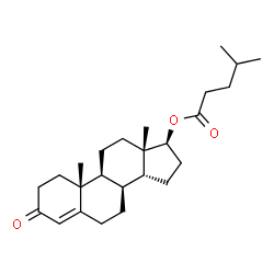 ChemSpider 2D Image | (8alpha,14beta,17beta)-3-Oxoandrost-4-en-17-yl 4-methylpentanoate | C25H38O3