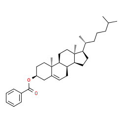 ChemSpider 2D Image | (3beta,8alpha,10alpha,13alpha)-Cholest-5-en-3-yl benzoate | C34H50O2