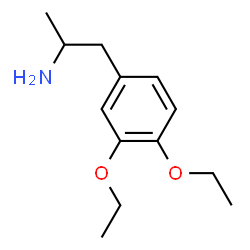 ChemSpider 2D Image | 1-(3,4-Diethoxyphenyl)-2-propanamine | C13H21NO2