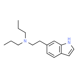 ChemSpider 2D Image | N-[2-(1H-Indol-6-yl)ethyl]-N-propyl-1-propanamine | C16H24N2