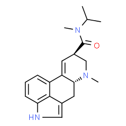 ChemSpider 2D Image | (8beta)-N-Isopropyl-N,6-dimethyl-9,10-didehydroergoline-8-carboxamide | C20H25N3O