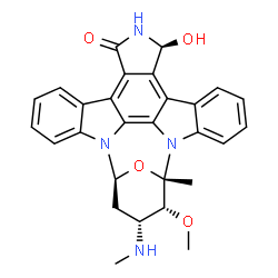 ChemSpider 2D Image | (2S,3R,4R,6S,18S)-18-Hydroxy-3-methoxy-2-methyl-4-(methylamino)-29-oxa-1,7,17-triazaoctacyclo[12.12.2.1~2,6~.0~7,28~.0~8,13~.0~15,19~.0~20,27~.0~21,26~]nonacosa-8,10,12,14,19,21,23,25,27-nonaen-16-one | C28H26N4O4