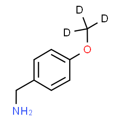 ChemSpider 2D Image | 1-{4-[(~2~H_3_)Methyloxy]phenyl}methanamine | C8H8D3NO