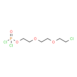 ChemSpider 2D Image | 2-[2-(2-Chloroethoxy)ethoxy]ethyl phosphorodichloridate | C6H12Cl3O4P